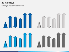 3D arrows PPT slide 12