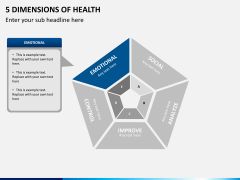 5 Dimensions of health PPT slide 6