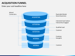 Acquisition funnel PPT slide 1