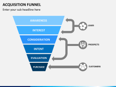 Acquisition funnel PPT slide 5