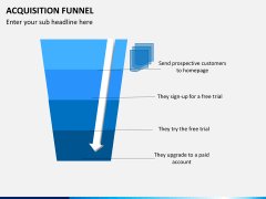 Acquisition funnel PPT slide 9