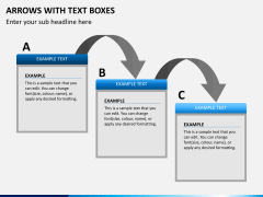 Arrows and Text Boxes PPT Slide 5