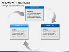 Arrows and Text Boxes PPT Slide 9