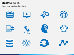 Big data icons PPT slide 2