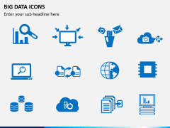 Big data icons PPT slide 3