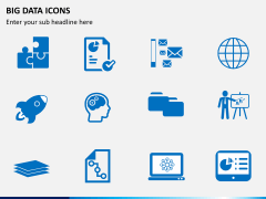 Big data icons PPT slide 4