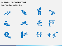 Business Growth Icons PPT slide 5