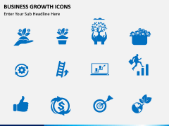 Business Growth Icons PPT slide 6