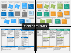 Business model canvas PPT cover slide