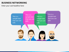 Business networking PPT slide 9