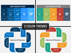 Business Objectives PPT cover slide