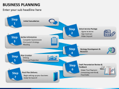 Business planning PPT slide 1