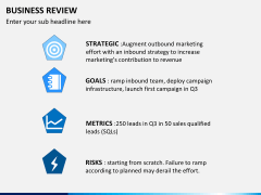 Business review PPT slide 2