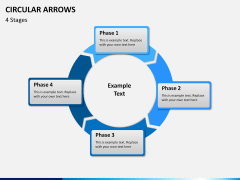 Circular arrows PPT slide 10