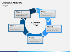 Circular arrows PPT slide 16