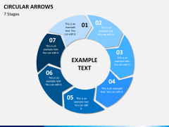 Circular arrows PPT slide 22