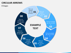 Circular arrows PPT slide 25