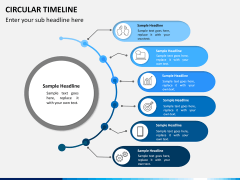 Circular Timeline PPT slide 10