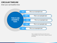 Circular Timeline PPT slide 12