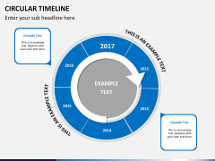 Circular Timeline PPT slide 13