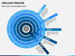 Circular Timeline PPT slide 2