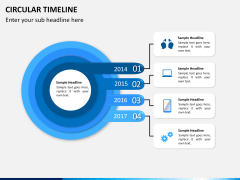 Circular Timeline PPT slide 3