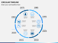 Circular Timeline PPT slide 5