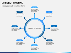 Circular Timeline PPT slide 6