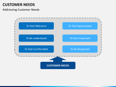 Customer needs PPT slide 13