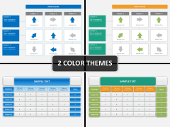 Decision matrix PPT cover slide 