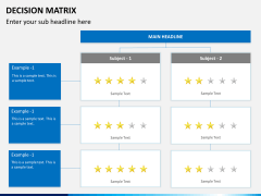 Decision matrix PPT slide 5