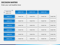 Decision matrix PPT slide 9