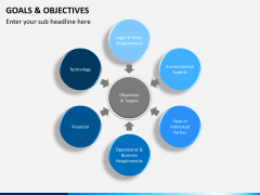 Goals and objectives PPT slide 3