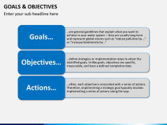 Goals and objectives PPT slide 8