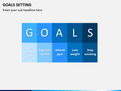 Goals setting PPT slide 6