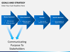 Goals and Strategy PPT slide 10