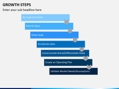 Growth steps PPT slide 11