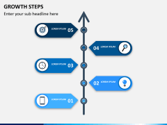 Growth steps PPT slide 6