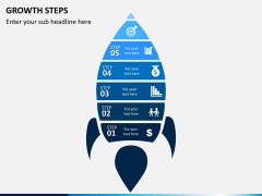 Growth steps PPT slide 7