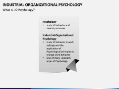 Industrial organizational psychology PPT slide 2