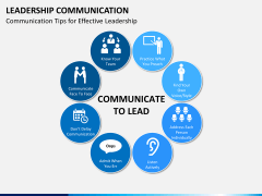 Leadership communication PPT slide 1