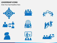 Leadership icons PPT slide 6