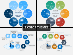 Learning and development PPT cover slide