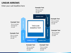 Linear arrows PPT slide 11