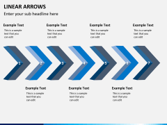 Linear arrows PPT slide 4