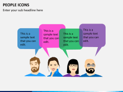 People icons PPT slide 5