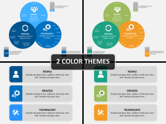 People process tech PPT cover slide