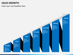 Sales growth PPT slide 3