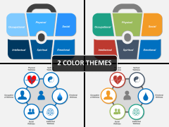 Six Dimensions of Wellness PPT cover slide