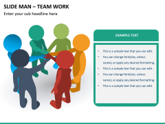 Slide man teamwork PPT slide 6